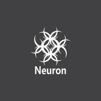 neurone logo et symbole vecteur modèle