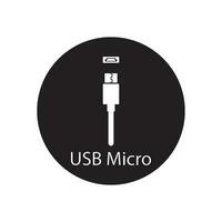 vecteur d'icône usb