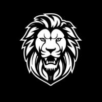 Lion - minimaliste et plat logo - vecteur illustration