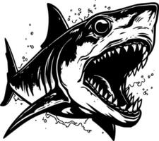 requin - haute qualité vecteur logo - vecteur illustration idéal pour T-shirt graphique