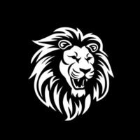 Lion - minimaliste et plat logo - vecteur illustration