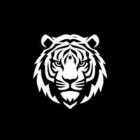 tigre, noir et blanc vecteur illustration