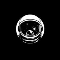 astronaute - minimaliste et plat logo - vecteur illustration