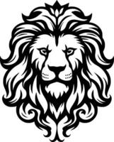 Lion - minimaliste et plat logo - vecteur illustration