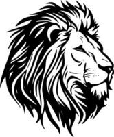 Lion - minimaliste et plat logo - vecteur illustration