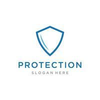 protection logo conception avec moderne et unique bouclier concept.logo pour affaires , protection , la toile. vecteur