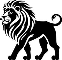 Lion - minimaliste et plat logo - vecteur illustration