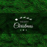 sapin branche toile de fond conception. Noël décoration élément. vert coloré pin modèle. Nouveau année arbre branches Contexte. vecteur