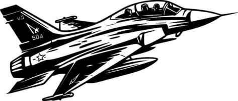 combattant jet - haute qualité vecteur logo - vecteur illustration idéal pour T-shirt graphique