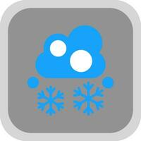 chute de neige vecteur icône conception