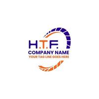 htf lettre logo Créatif conception avec vecteur graphique, htf Facile et moderne logo. htf luxueux alphabet conception