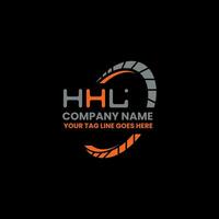 hhl lettre logo Créatif conception avec vecteur graphique, hhl Facile et moderne logo. hhl luxueux alphabet conception