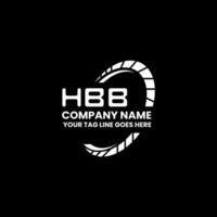 hbb lettre logo Créatif conception avec vecteur graphique, hbb Facile et moderne logo. hbb luxueux alphabet conception