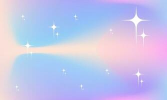 pente Licorne arc en ciel Contexte. iridescent holographique rêveur Contexte. vecteur illustration