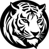 tigre - minimaliste et plat logo - vecteur illustration