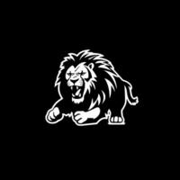 Lion - minimaliste et plat logo - vecteur illustration