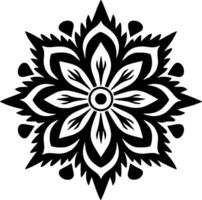 mandala - minimaliste et plat logo - vecteur illustration