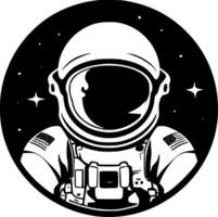 astronaute, minimaliste et Facile silhouette - vecteur illustration
