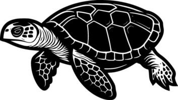 tortue - minimaliste et plat logo - vecteur illustration