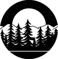 forêt - haute qualité vecteur logo - vecteur illustration idéal pour T-shirt graphique