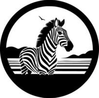 safari - minimaliste et plat logo - vecteur illustration