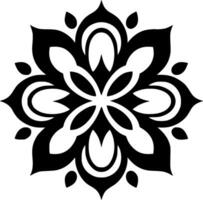 mandala - minimaliste et plat logo - vecteur illustration