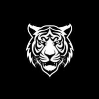 tigre, noir et blanc vecteur illustration