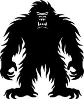 bigfoot - minimaliste et plat logo - vecteur illustration