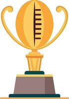 super Bowl trophée plat style vecteur illustration, super bol championnat nationale Football ligue Stock vecteur image