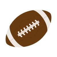 icône d'équipement de ballon de football américain vecteur