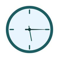 icône isolé de montre horloge temps vecteur