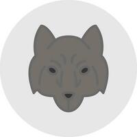 Arctique Loup vecteur icône conception
