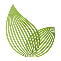 icône de feuille verte écologique bio nature symbole écologique vert pour le web et les affaires vecteur