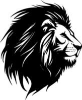 Lion - minimaliste et plat logo - vecteur illustration