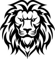 Lion - minimaliste et plat logo - vecteur illustration