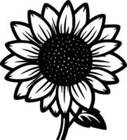 fleur - minimaliste et plat logo - vecteur illustration