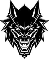 Loup - haute qualité vecteur logo - vecteur illustration idéal pour T-shirt graphique