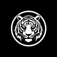 tigre - minimaliste et plat logo - vecteur illustration