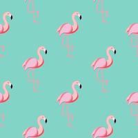 illustration vectorielle mignon motif flamant rose vecteur