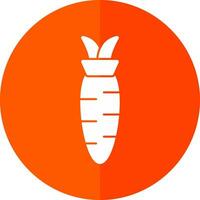 conception d'icône de vecteur de carotte