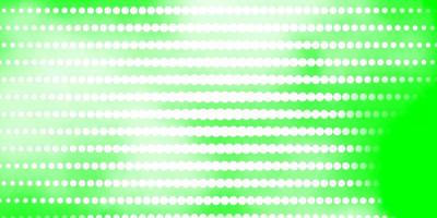 disposition vectorielle vert clair avec des cercles. illustration abstraite avec des taches colorées dans un style nature. conception pour vos publicités. vecteur