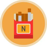 nicotine vecteur icône conception