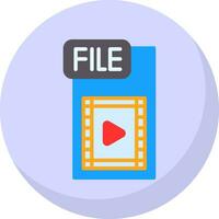 vidéo fichier vecteur icône conception