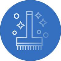 conception d'icône de vecteur de balai