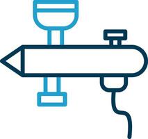 aérographe vecteur icône conception