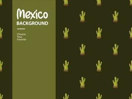 indépendance journée Mexique touristique fête vacances modèle Contexte illustration traditionnel mexicain vecteur