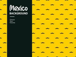 indépendance journée Mexique touristique fête vacances modèle Contexte illustration traditionnel mexicain vecteur