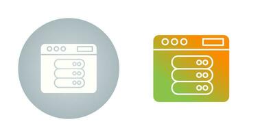 icône de vecteur de serveur