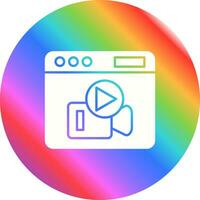 icône de vecteur vlog
