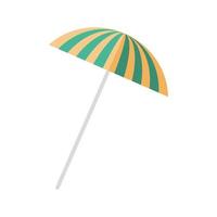 conception de vecteur de parapluie rayé d'été